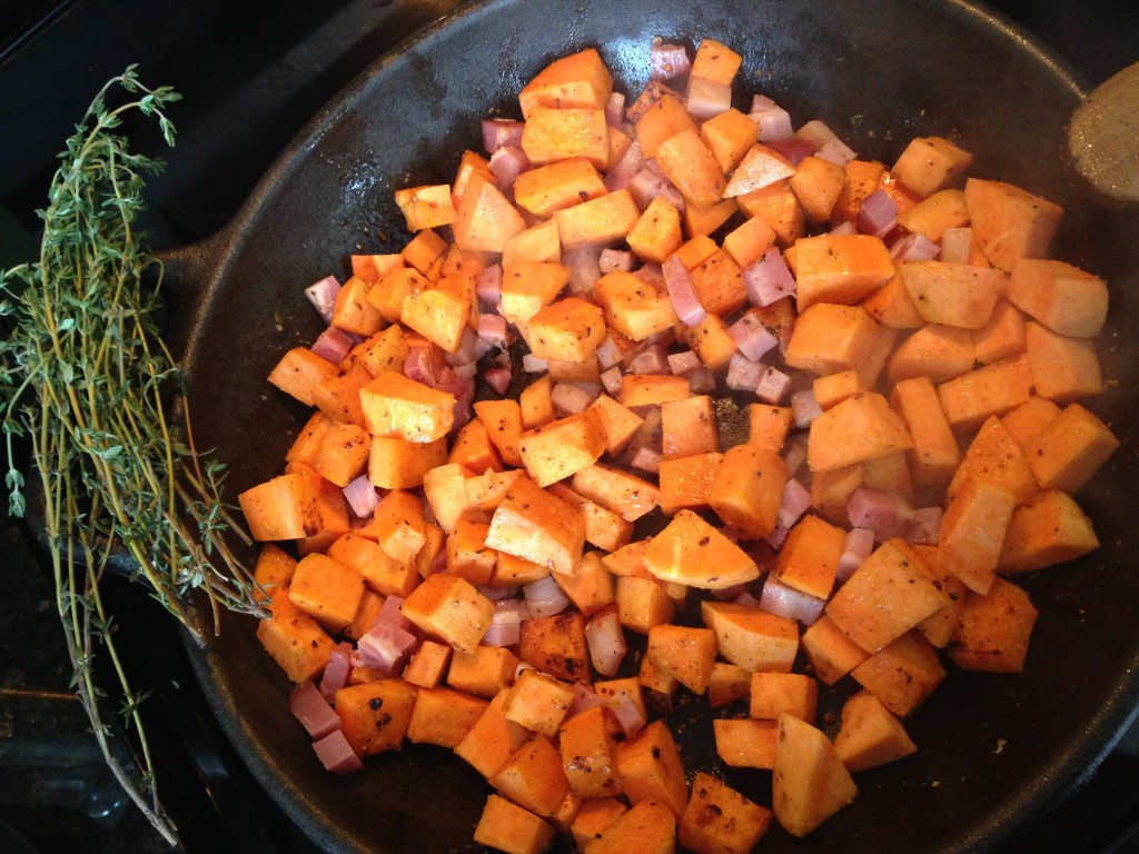 Yam and Bacon Hash