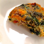 Crustless Kale & Prosciutto Quiche