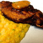 Creole Grilled Chicken with Root Vegetable Puree