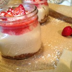 Strawberry "Cheesecake" Jars (Raw-Vegan)