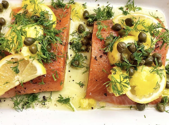 Lemon Caper Baked Fish